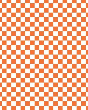 Orange Checkered Flag