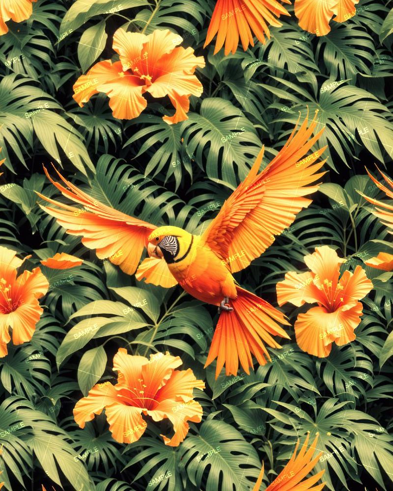 Orange Parakeet