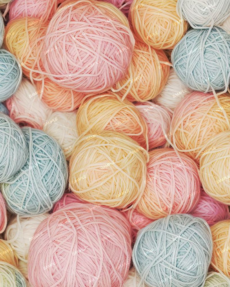 Pastel Balls of Yarn