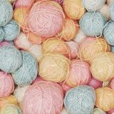 Pastel Balls of Yarn