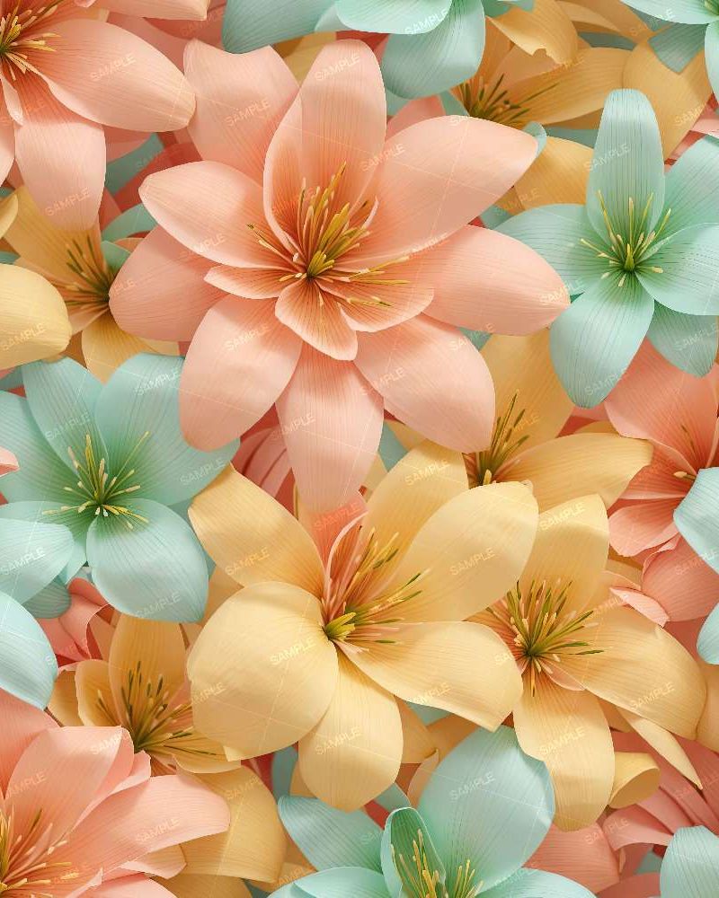 Pastel Lillies 42