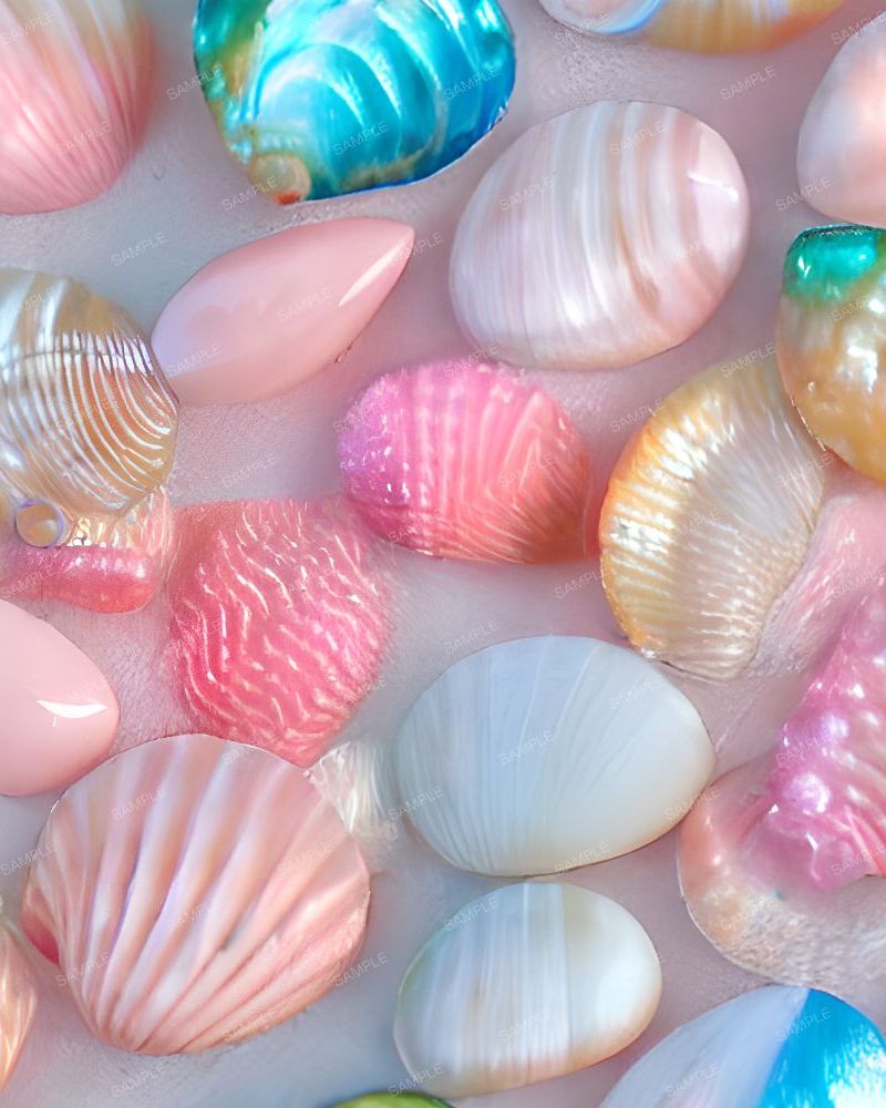 Pastel Seashells