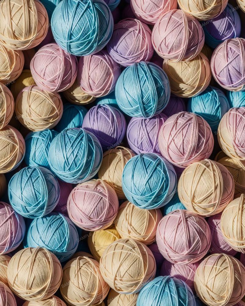 Pastel Yarn Balls