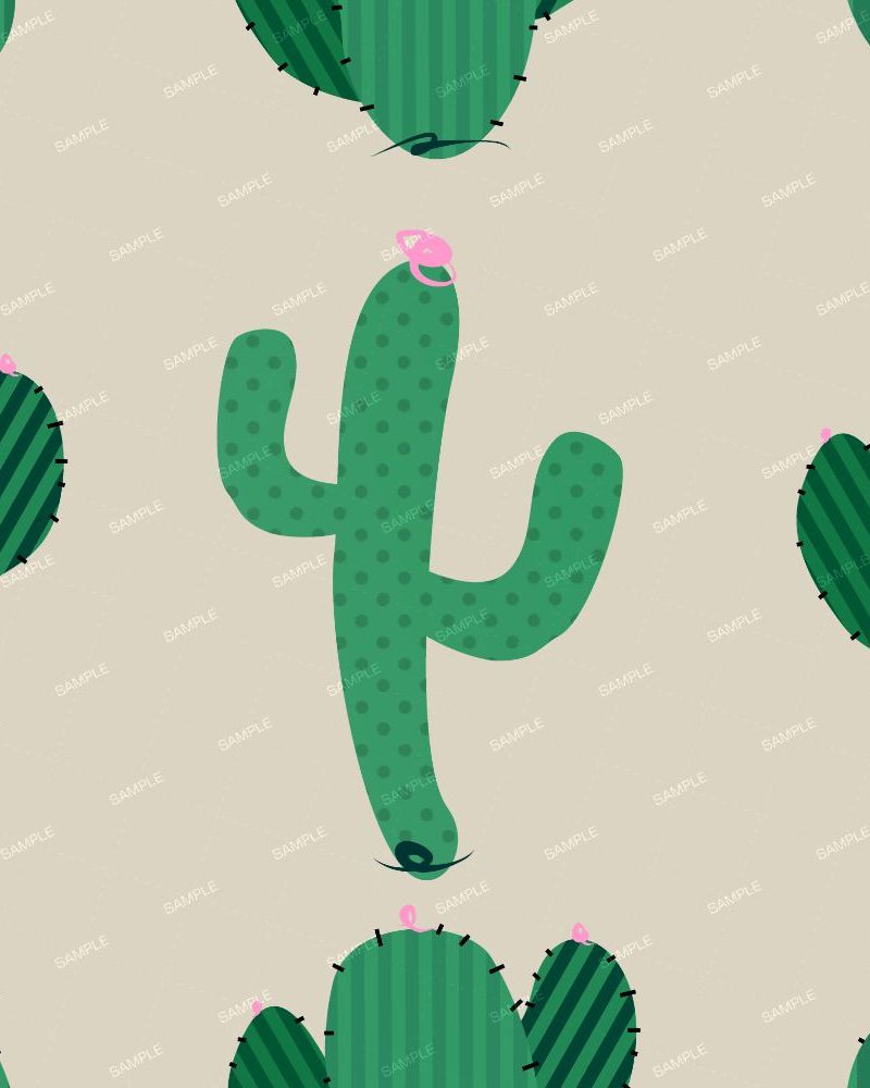 Patterned Cactus