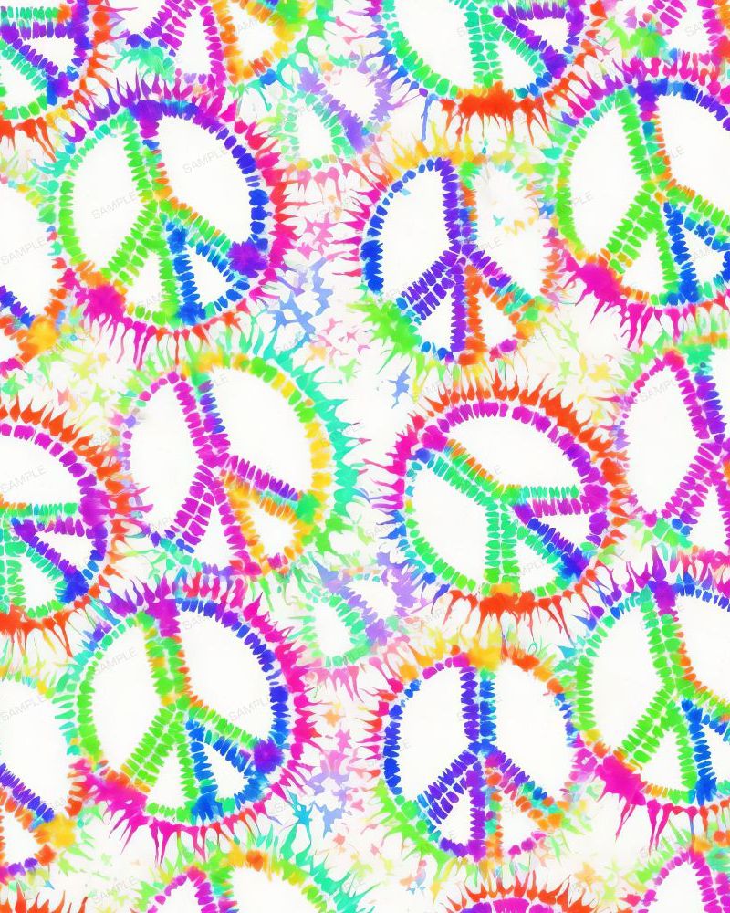 Peace Symbol Tie Dye 43