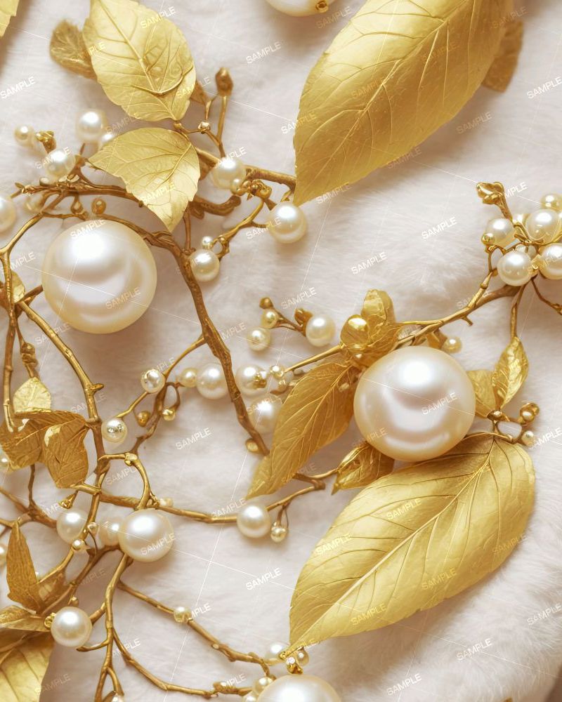 Pearls and Gold Leaf