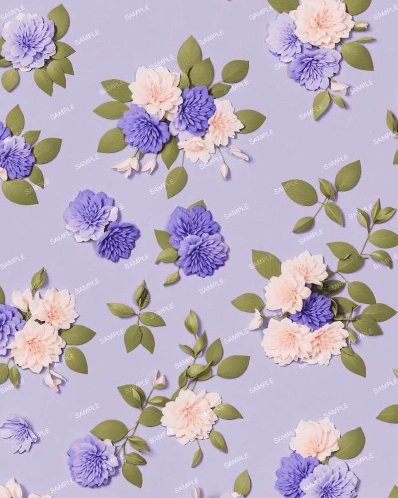 Periwinkle Wallpaper Pattern