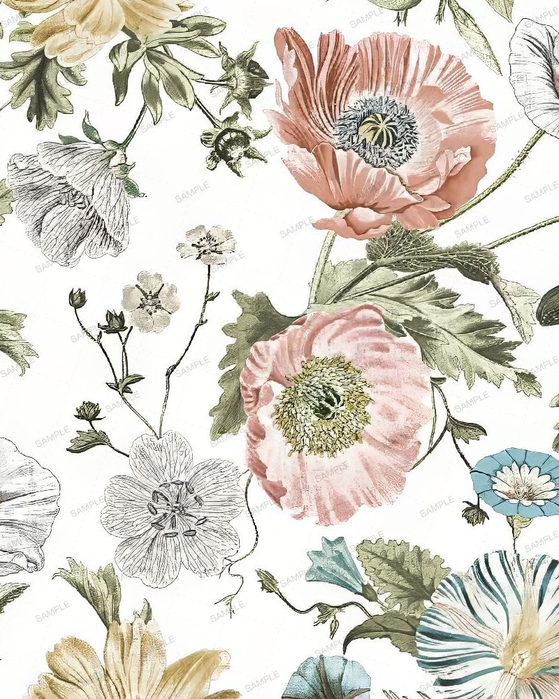 Pink Floral Wallpaper