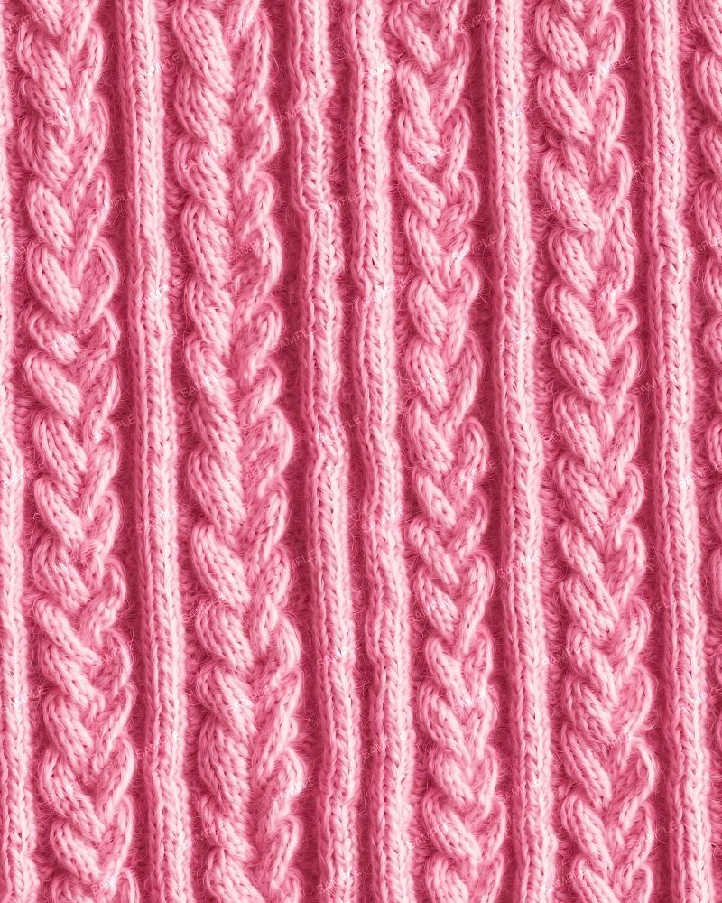 Pink Knit Pattern