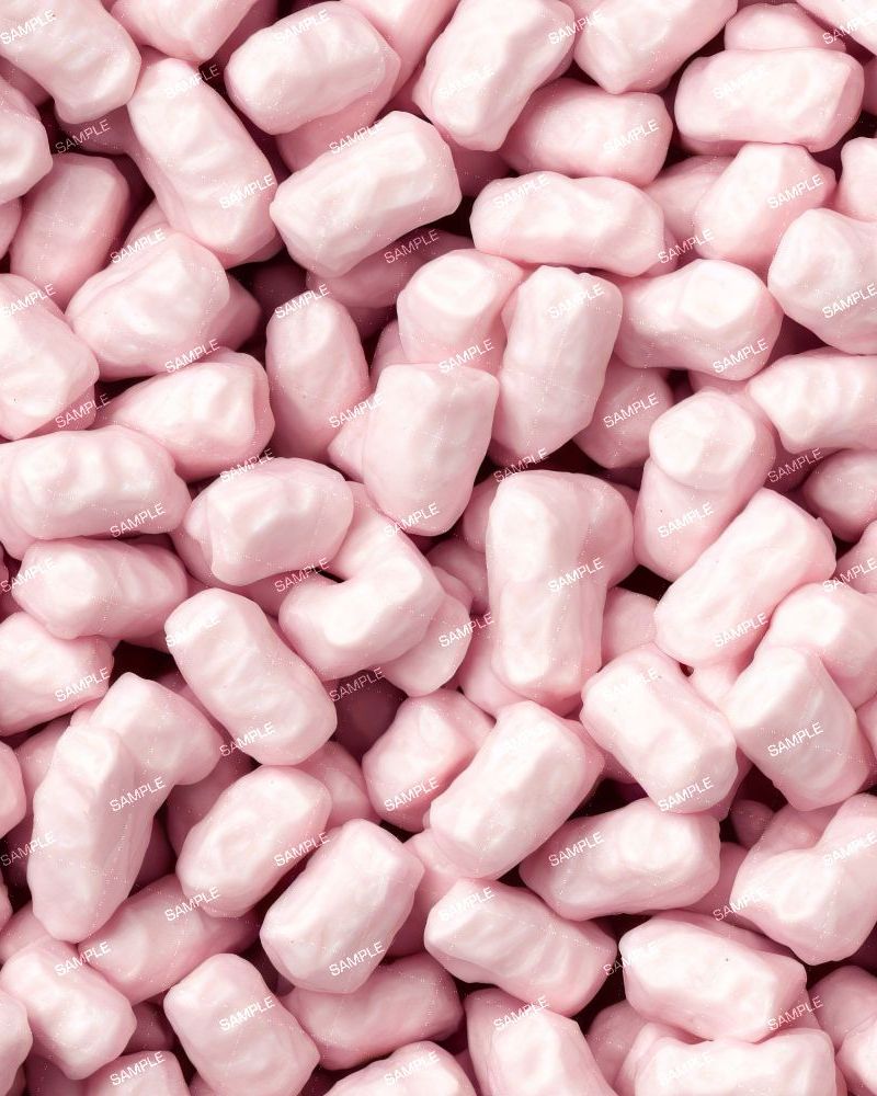 Pink Packing Peanuts