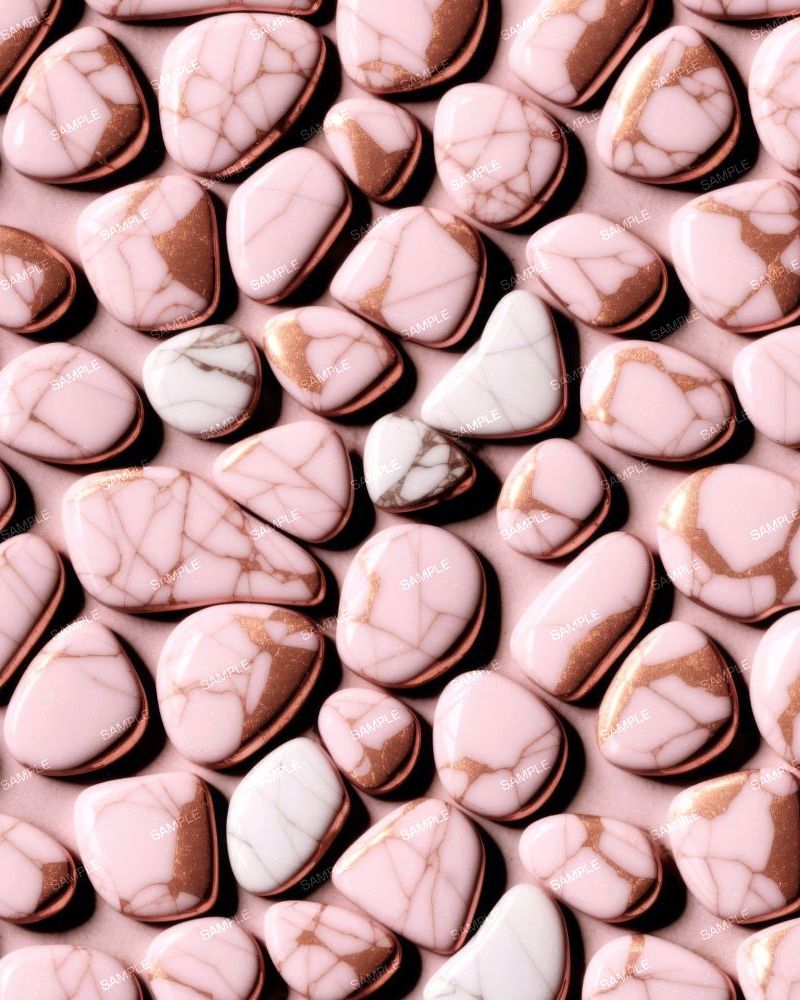 Pink Polished Stones