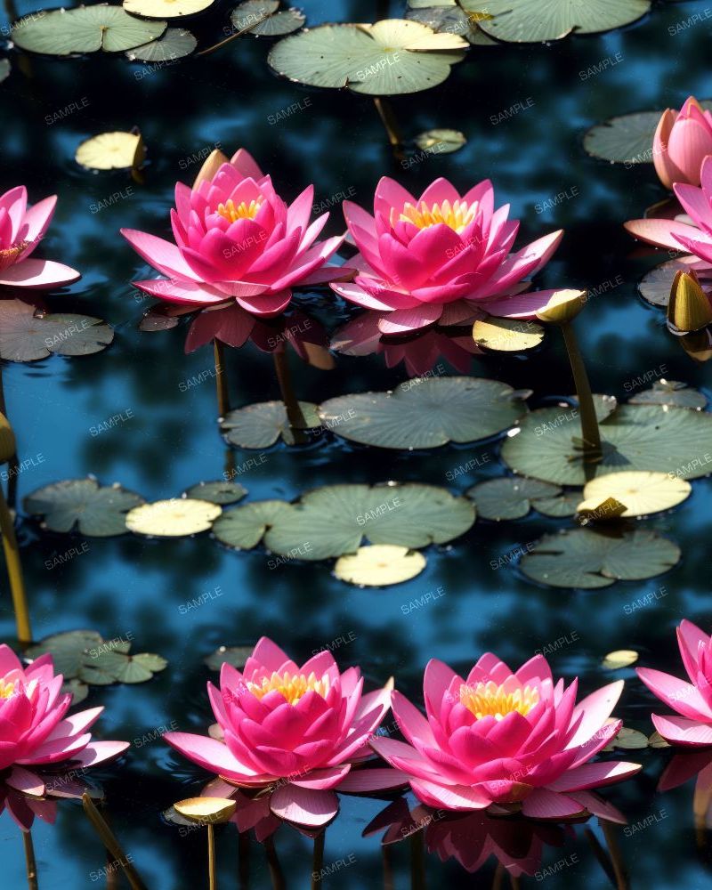 Pink Water Lillies