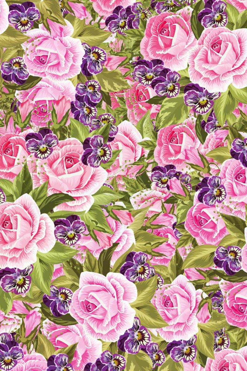 Pink and Lilac Flowers