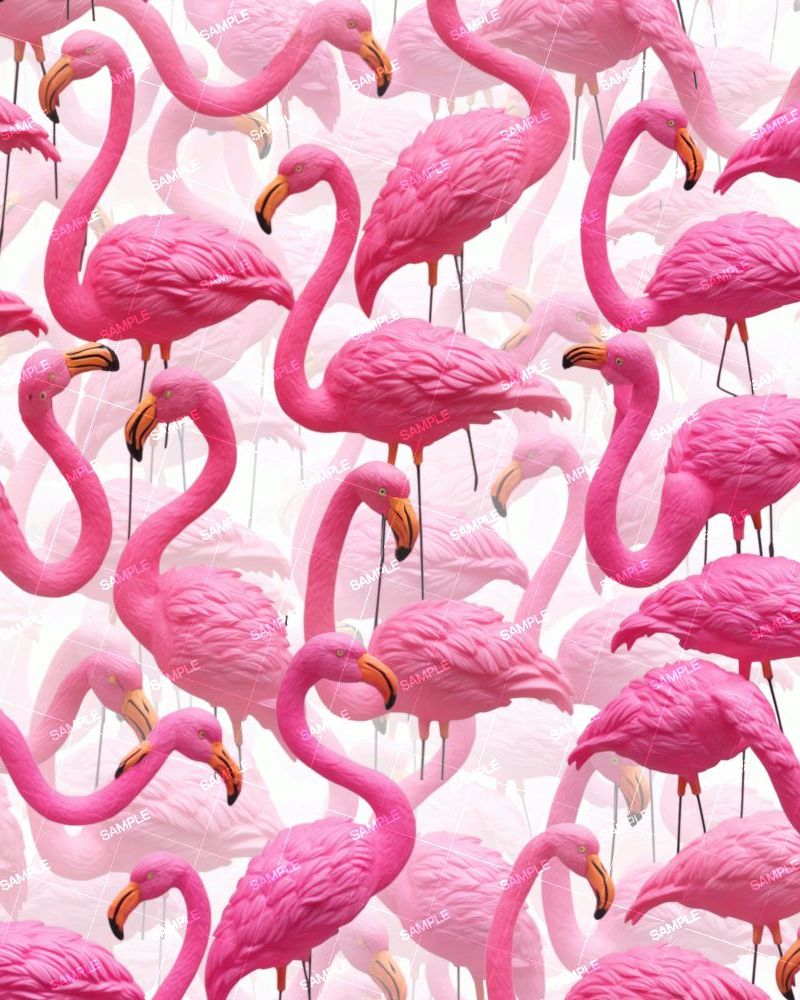 Plastic Yard Flamingos 43