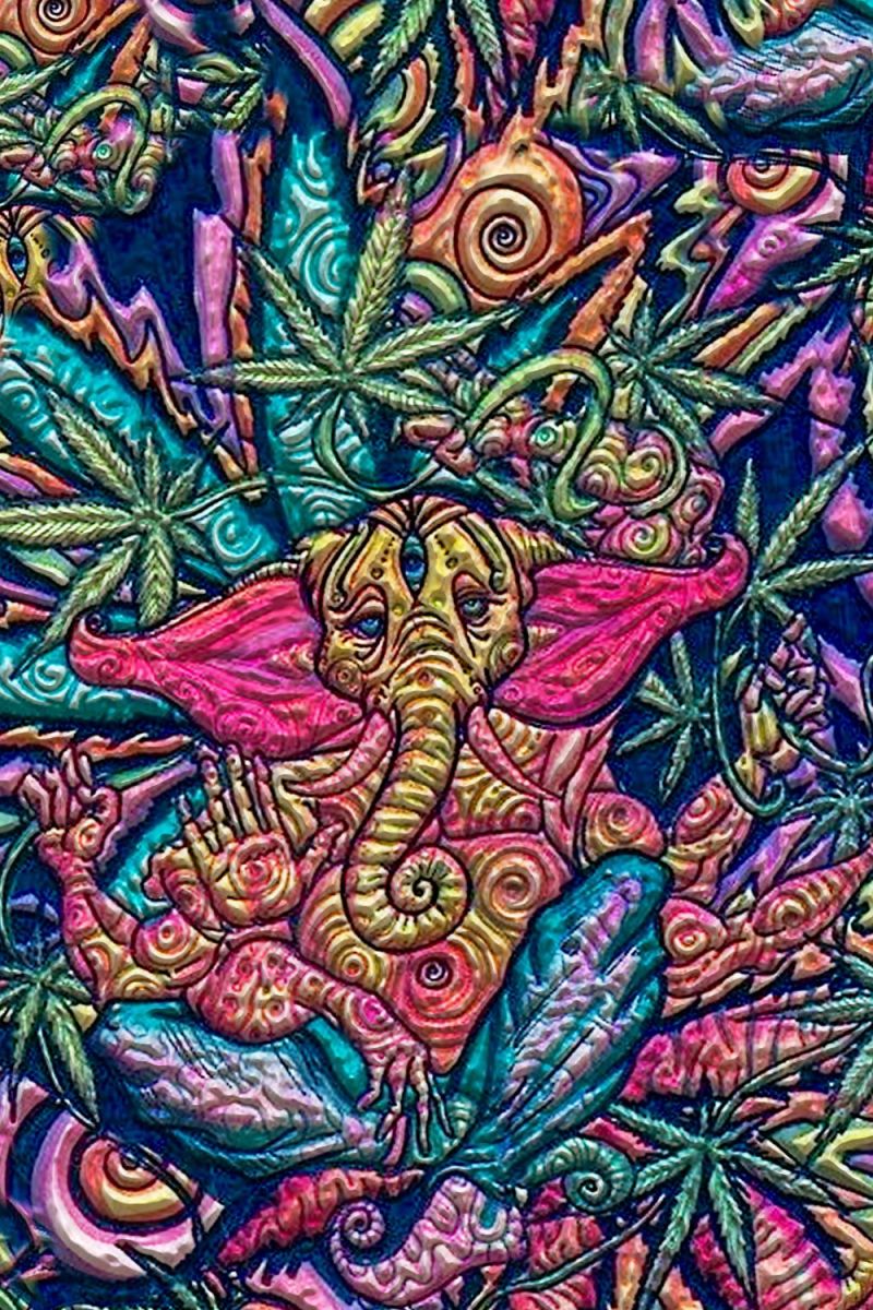 Psychedelic Kushna Metallic