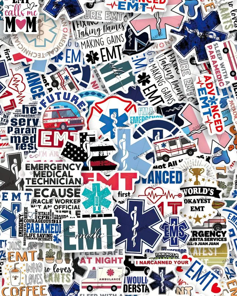 Public Service EMT Stickers