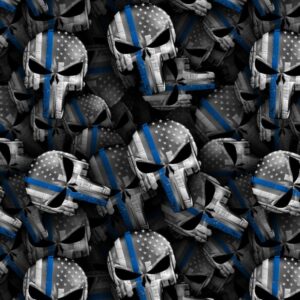 Punisher Thin Blue Flag