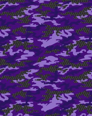 Purple Triaxial Carbon Fiber Camouflage