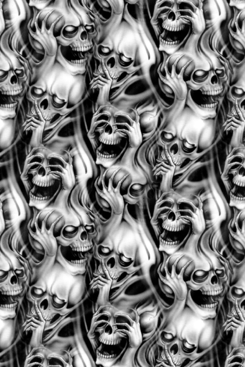 Quiet Flaming Skulls 22