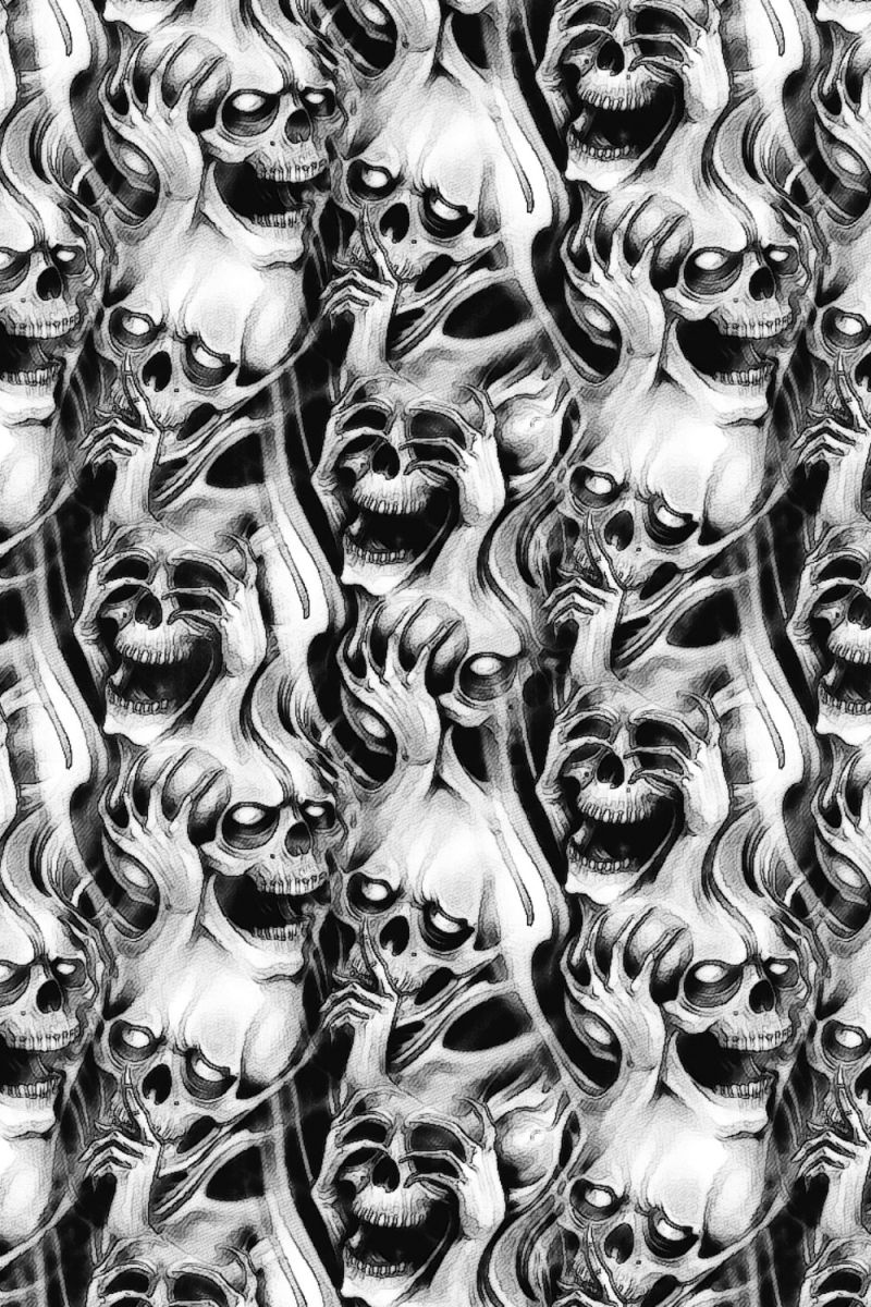 Quiet Flaming Skulls 23