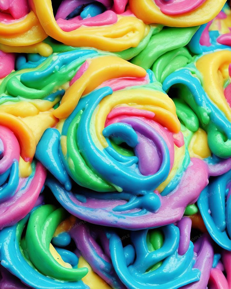 Rainbow Cake Frosting 42