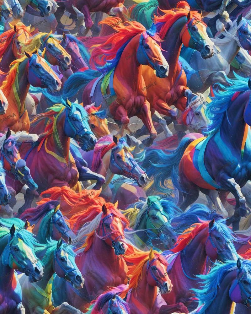 Rainbow Horse Stampede 23