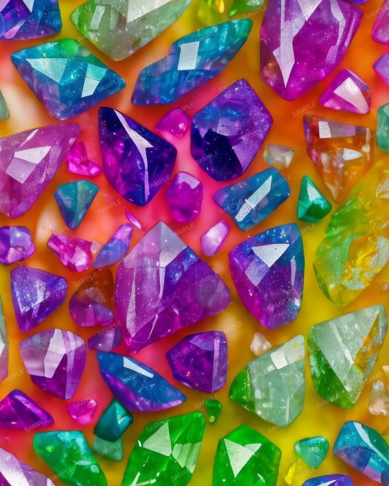 Rainbow Quartz Crystals