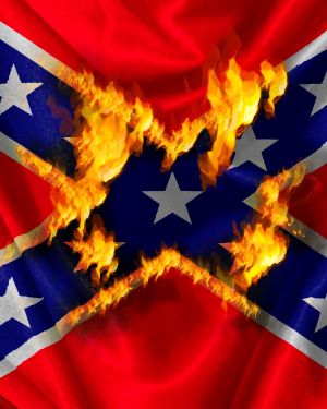 Rebel Flag Fire