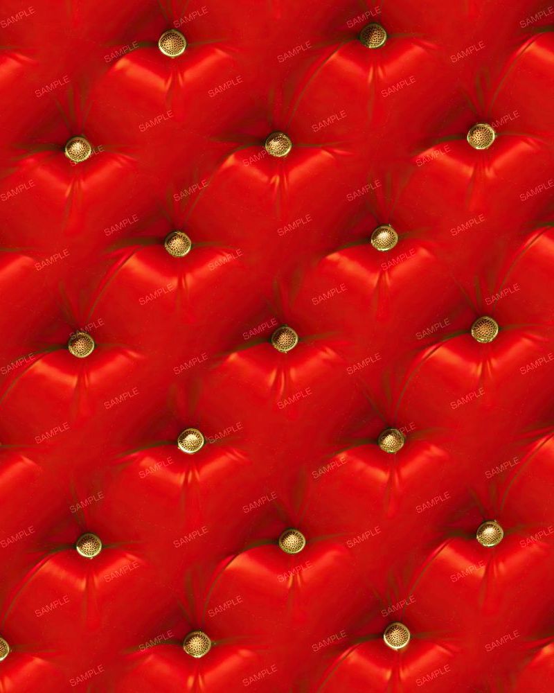 Red Diamond Tufted Upholstery 44