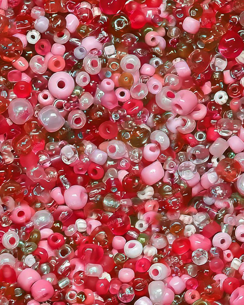 Red Glass Beads