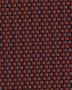 Red Warp Carbon Fiber