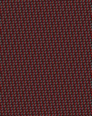 Red Warp Trapezoidal Carbon Fiber