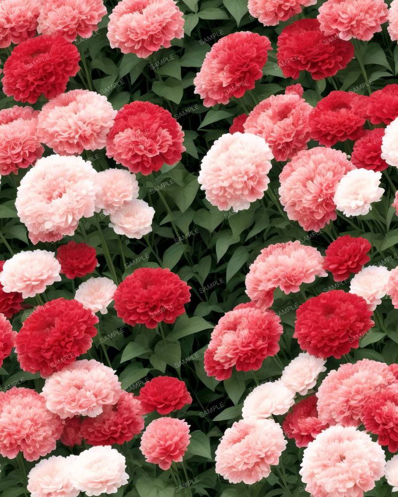 Red and Pink Peonies