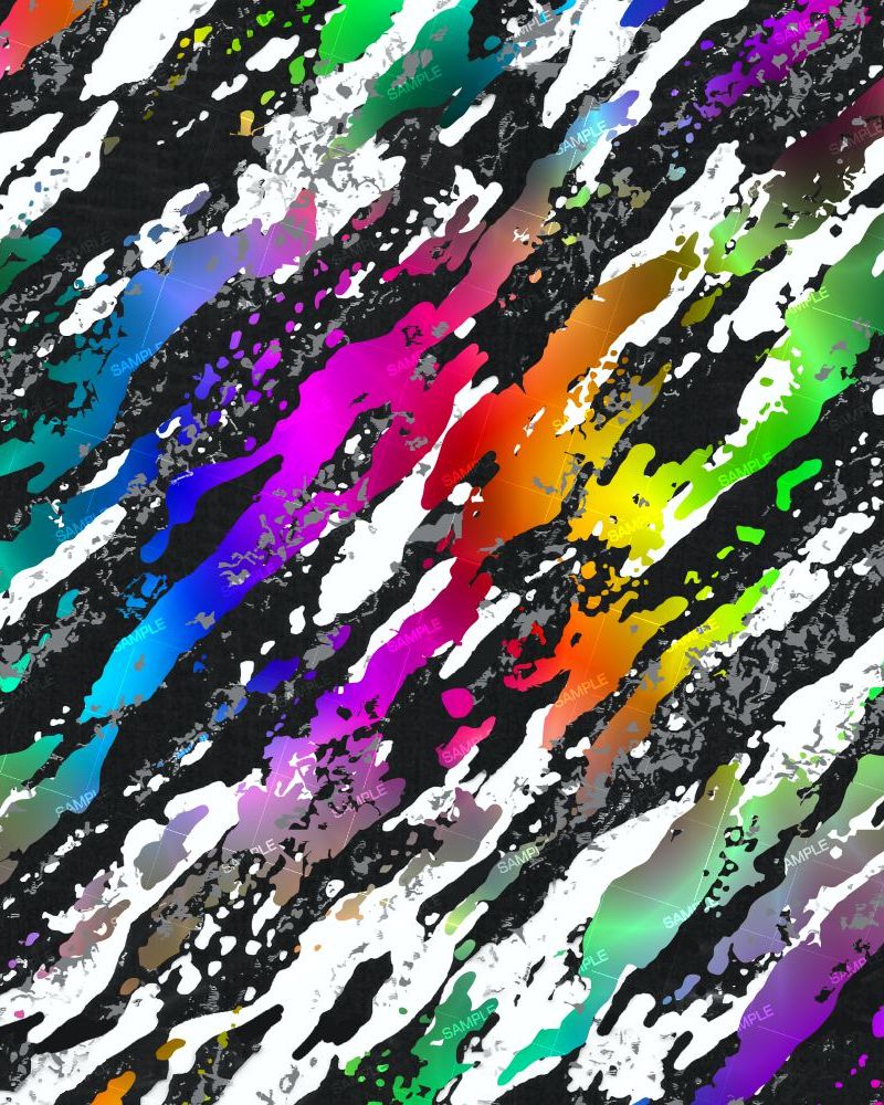 Rip Tear Splash Rainbow