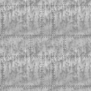 Riveted Aluminum Weathered