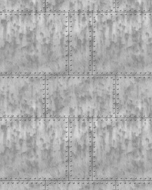 Riveted Aluminum Weathered