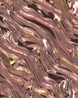 Rose Gold Waves