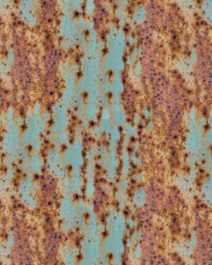 Rusted Blue Metal 23
