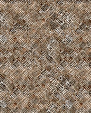 Rusty Diamond Plate 25