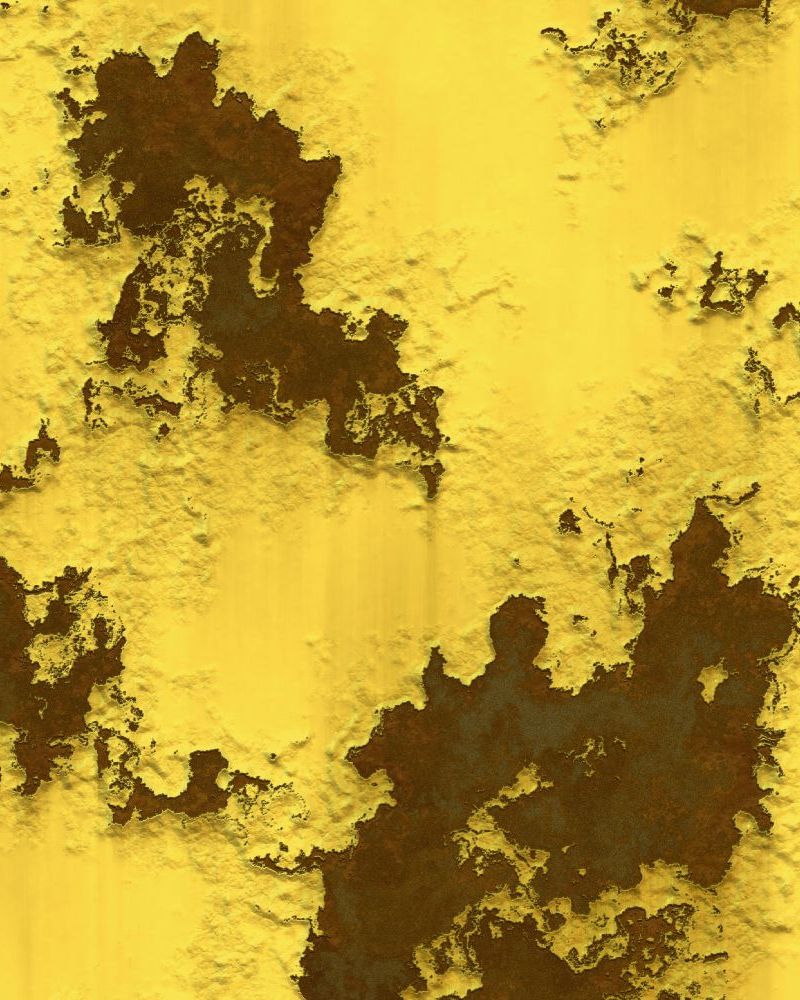 Rusty Old Car Yellow