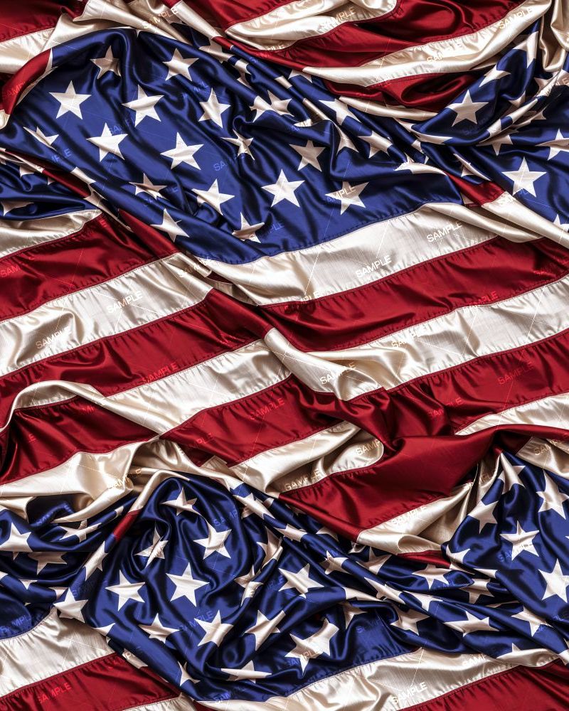 Satin US Flag