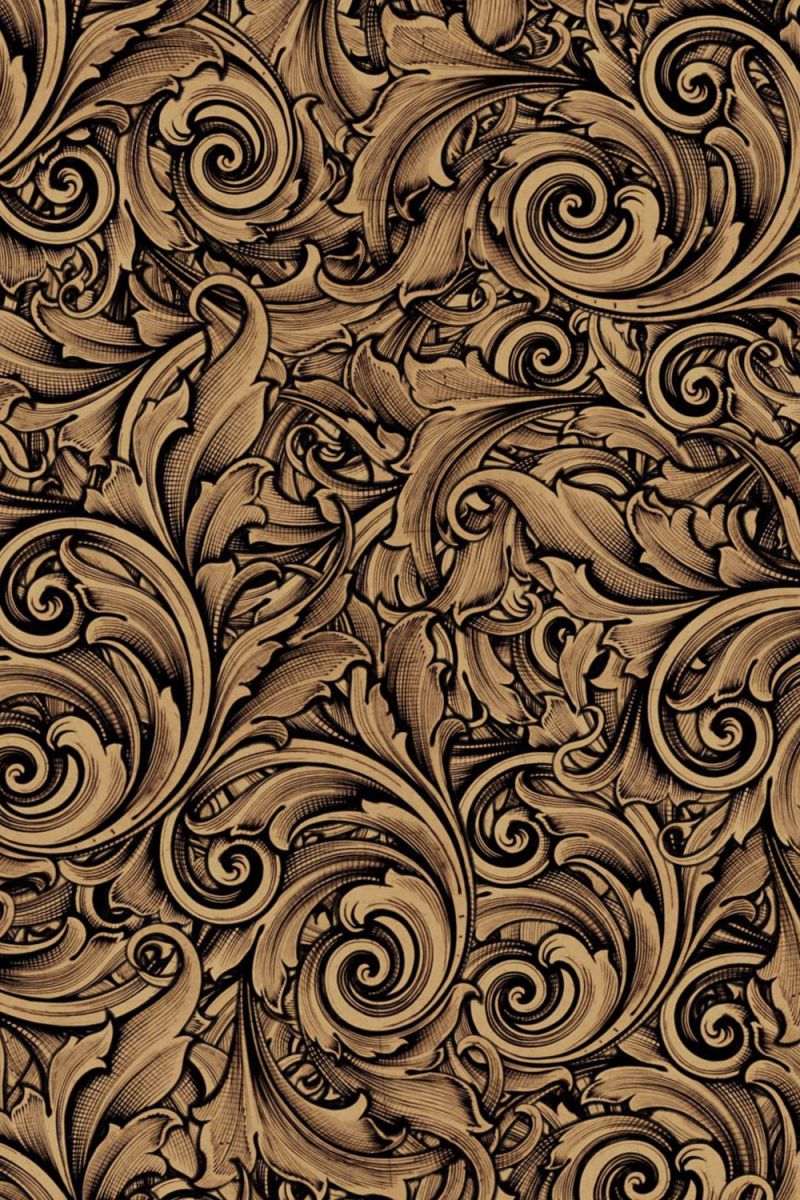 Sepia Scrollwork 22
