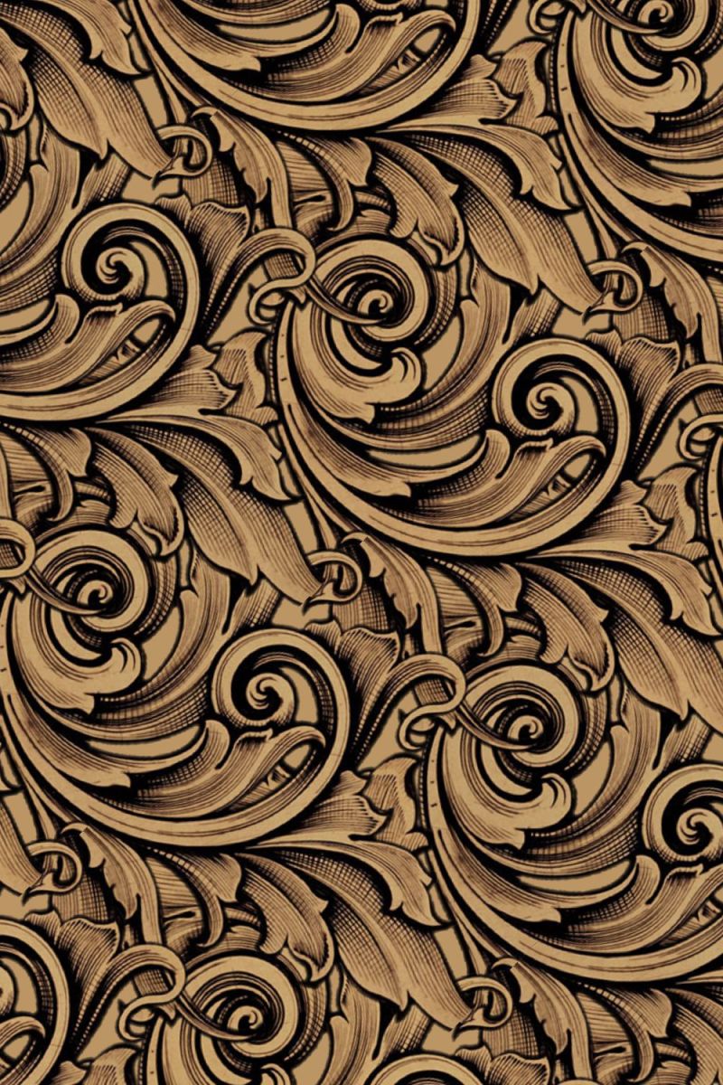 Sepia Scrollwork 23