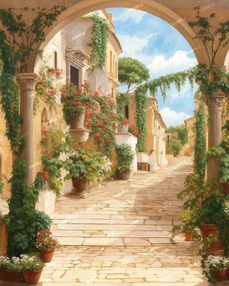 Sicilian Portico Scene 42