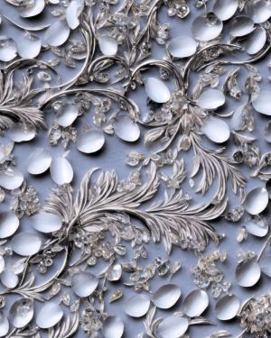 Silver Fillagree with Swarovski Crystals