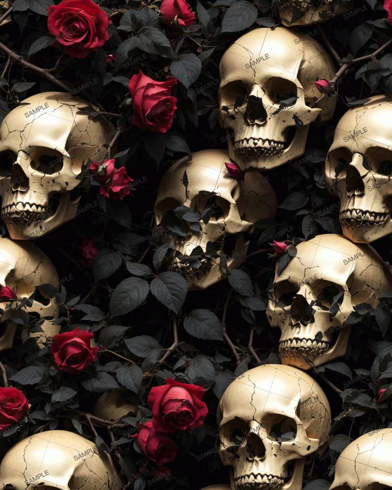 Skulls in the Rose Bush
