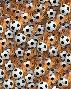 Soccer Balls on Fire