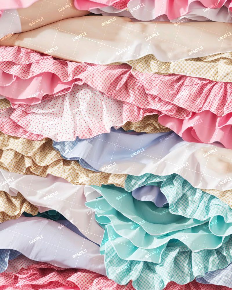 Stacked Dust Ruffles 42