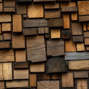 Stacked Wood Ends