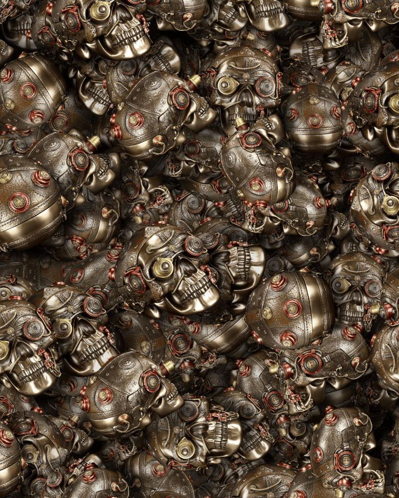 Steampunk Skulls 22